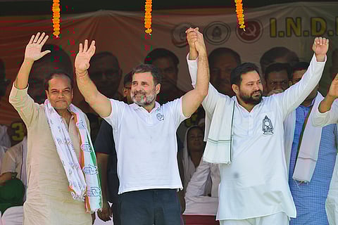 Rahul and Tejashwi in Bihar